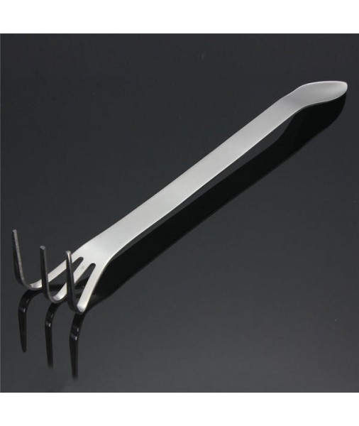 Stainless Steel Mix-function Harrow Root Rake Spatula Tool