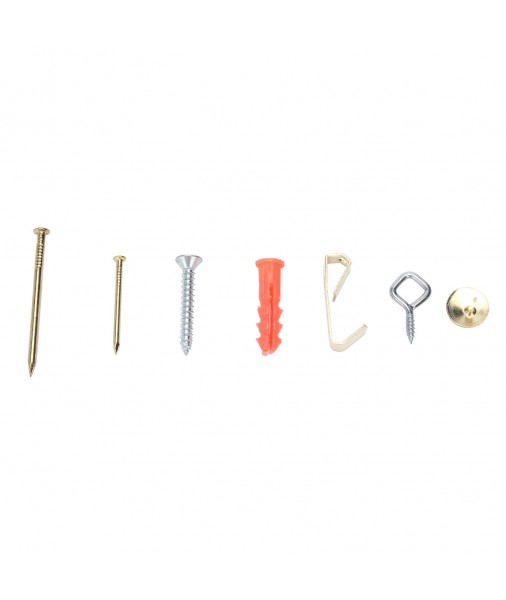 73pcs Wall Anchors Wood Screw Assortment Raw Fittings Sets Tools